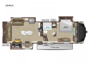 Mesa Ridge 284RLS Floorplan Image