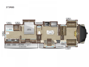 Mesa Ridge 373RBS Floorplan Image