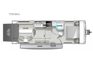Salem Cruise Lite T251SSXL Floorplan Image