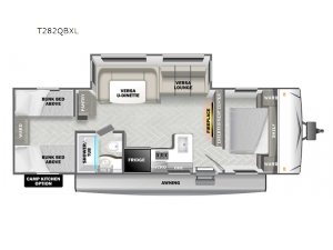 Salem Cruise Lite T282QBXL Floorplan Image