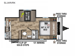 Sonic Lite SL169VRK Floorplan Image