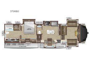 Open Range 373RBS Floorplan Image