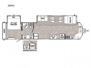 Puma Destination 39PFK Floorplan Image
