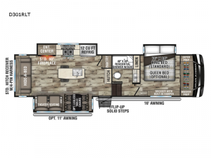 Durango D301RLT Floorplan Image
