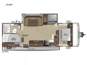 Mesa Ridge S-Lite 241BH Floorplan Image
