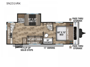 Sonic SN231VRK Floorplan Image