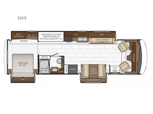 Bay Star Sport 3315 Floorplan Image