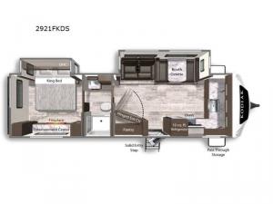 Kodiak Ultimate 2921FKDS Floorplan Image