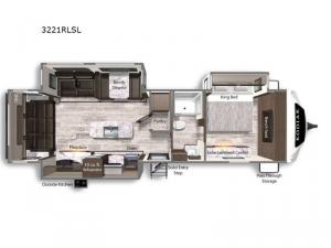 Kodiak Ultimate 3221RLSL Floorplan Image
