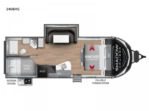 Shadow Cruiser 240BHS Floorplan Image