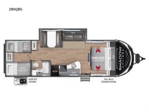 Shadow Cruiser 280QBS Floorplan Image