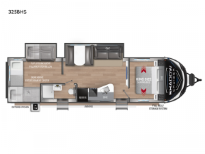 Shadow Cruiser 325BHS Floorplan Image