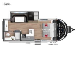 Shadow Cruiser 215RBS Floorplan Image