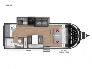 Shadow Cruiser 228RKS Floorplan Image
