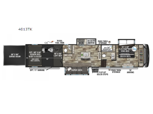 Venom 4013TK Floorplan Image