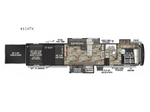 Venom 4114TK Floorplan Image