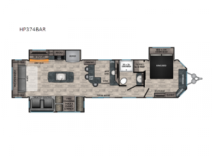 Hampton HP374BAR Floorplan Image