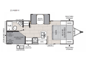 Northern Spirit XTR 2146BHX Floorplan Image
