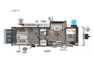 Ozark 2700TH Floorplan Image