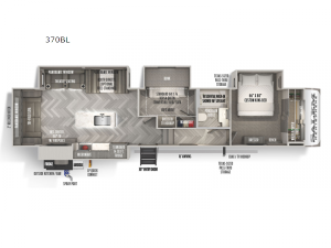 Salem Hemisphere 370BL Floorplan Image