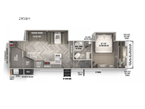 Salem Hemisphere 295BH Floorplan Image