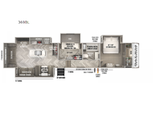 Salem Hemisphere 369BL Floorplan Image