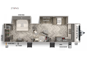 Salem Hemisphere 270FKS Floorplan Image