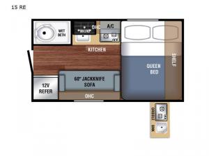 Bushwhacker Plus 15 RE Floorplan Image