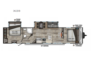 Sportsmen 362DB Floorplan Image
