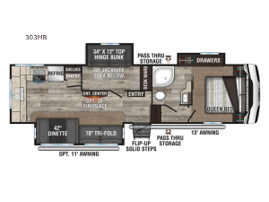Sportsmen 303MB Floorplan Image