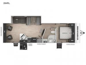 Cherokee 264RL Floorplan Image
