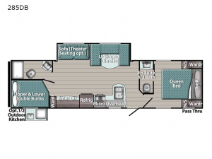 Innsbruck Ultra Lite 285DB Floorplan Image