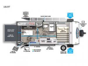 Salem FSX 181RT Floorplan Image