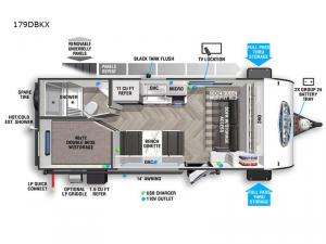 Salem FSX 179DBKX Floorplan Image