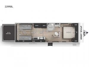 Cherokee Grey Wolf Black Label 22RRBL Floorplan Image