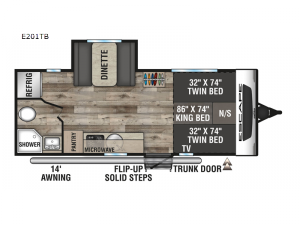 Escape E201TB Floorplan Image