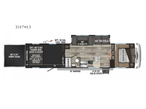 Sportster 331TH13 Floorplan Image
