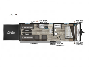 Sportster 270THR Floorplan Image