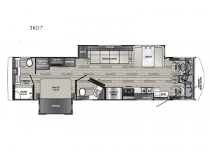 Georgetown 7 Series 36D7 Floorplan Image