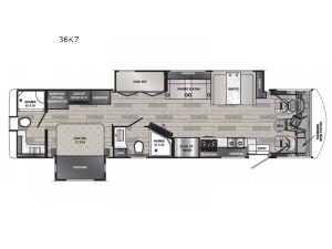 Georgetown 7 Series 36K7 Floorplan Image