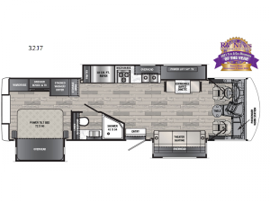 Georgetown 7 Series 32J7 Floorplan Image