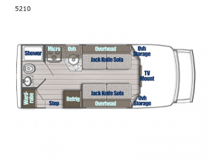 BT Cruiser 5210 Floorplan Image