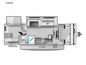 Tracer 31BHD Floorplan Image