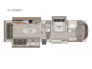 Mobile Suites MS 39DBRS3 Floorplan Image