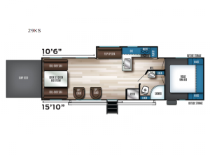 Vengeance Rogue 29KS Floorplan Image