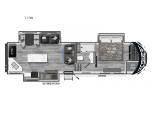 ElkRidge 32RK Floorplan Image
