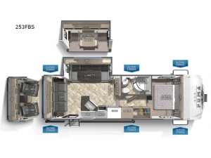 Puma 253FBS Floorplan Image