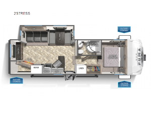 Puma 257RESS Floorplan Image