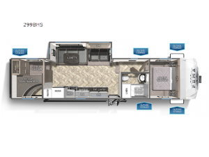 Puma 299BHS Floorplan Image