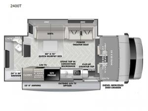 Sunseeker MBS 2400T Floorplan Image